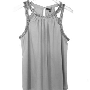 Express Embellished sleeveless blouse